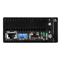 10 Gigabit Ethernet Copper-to-Fiber Media Converter the Open SFP+ slot is Compatible with most 10Gbps SFP+ Modules