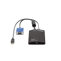 KVM Console to USB 2.0 Portable Laptop Crash Cart Adapter