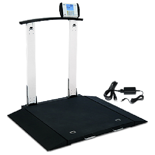 Portable Digital Folding Column Wheelchair Scale Detecto 6560-AC