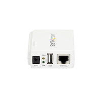 Ethernet to USB 2.0 10/100Mbps Network LPR Print Server RJ-45 External Ports