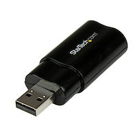 USB Stereo Audio Adapter External Sound Card Add Headphone and MIC Audio