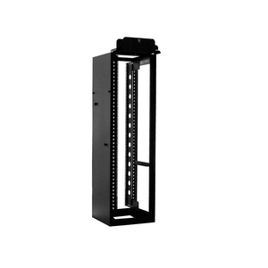 Adjustable ServerRack Square-Punched Mounting Holes Black CPI 15211-703