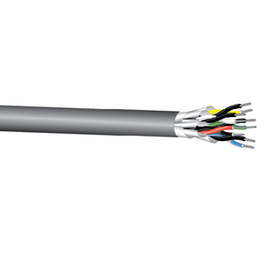 West Penn DA2406 24 AWG 6P 7x32 Stranded TC Plenum CM Individually Shielded AES / EBU Digital Audio Cable