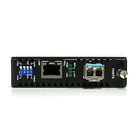 Fiber Media Converter Gigabit Ethernet connection up to 1000Mbps over Multimode LC using fiber cabling