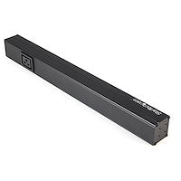 1U Horizontal 19" Rackmount PDU 10 Outlet Rack Mount Power Strip 125V/16 Amp Black