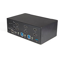 2 Port Dual Monitor HDMI KVM Switch 4K 60Hz Ultra HD HDR Desktop 4K HDMI 2.0 KVM Switch