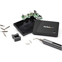 20-Bit Electric Precision Screwdriver Set Portable/Mini Battery Powered Bit Driver Kit for Electronics Aluminum