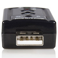 Virtual 7.1 USB Stereo Audio Adapter External Sound Card into a Turn a USB port Maximum Data Transfer 480 Mbps