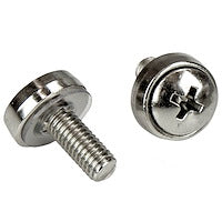 M5 Rack Screws and M5 Cage Nuts Rack-Mountable Silver (Pack of 20)