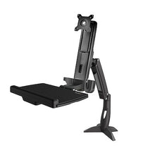 Sit Stand Monitor Arm Desk Mount Adjustable Sit Stand Workstation Arm