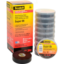 3/4" X 66' 3mƒ?› Scotch?? Vinyl Electrical Color Coding Tape (pack of 10)