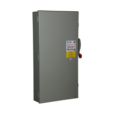 Eaton 400A/3P HD Fusible Safety Switch 600V w/Neut Nema 3R DH365NRK