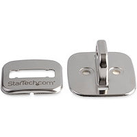 Laptop Cable Lock Anchor Zinc Alloy Deskmount Cable Anchor Silver