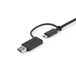 3' 2-in-1 USB-C Cable 10Gbps/100W PD W/ 5Gbps USB-A Adapter Dongle