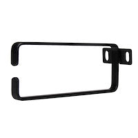 1U Vertical Server Rack 2.2x5.9" Cable Management D-Ring Hook Flexible Opening
