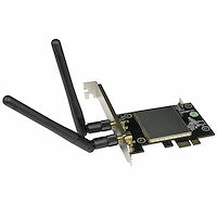 PCI Express AC600 Wireless-AC Network Adapter 802.11ac With Dual Band 2.4/5 GHz Frequencies and up to 433 Mbps