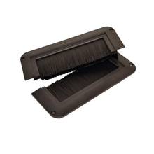 Rectangular Raised Floor Grommet 1 Each Black CPI 13671-001