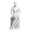 Female Mannequin - Abstract head, Hands on Lap, Seated Econoco EVE-6H