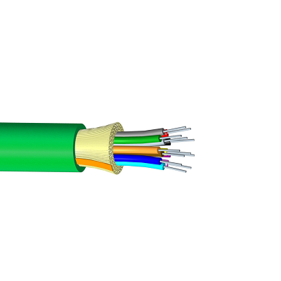 Commscope P-012-DS-8W-FSUGR OS2 Indoor Plenum Distribution Cable Tight Buffered with Green jacket 12 fiber single-unit