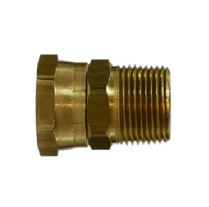 3/4" Female Garden Hose X 3/4" Mip Swivel Adapter Brass Fittings 30182