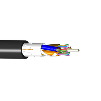 Commscope D-024-LN-8W-F12NS Single Jacket PE 24 Fiber OS2 All-Dielectric Gel-Free Outdoor Stranded Loose Tube