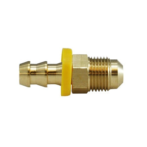 5/16" X 5/16" Push On Hose Barb X Male SAE Flare Adapter Brass Fittings 30249