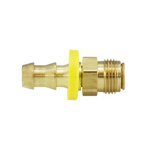 5/16" X 5/16" Push On Hose Barb X Male Inverted Flare Swivel Brass Fittings 30280