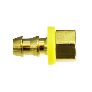 5/16" X 5/16" Push On Hose Barb X Female Inverted Flare Adapter Brass Fittings 30316