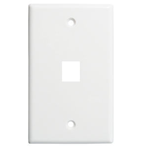1-Port Keystone Wall Plate (Pack of 50)