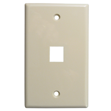 1-Port Keystone Wall Plate (Pack of 50)