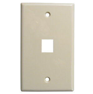 1-Port Keystone Wall Plate (Pack of 50)