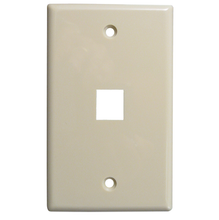 1-Port Keystone Wall Plate (Pack of 50)