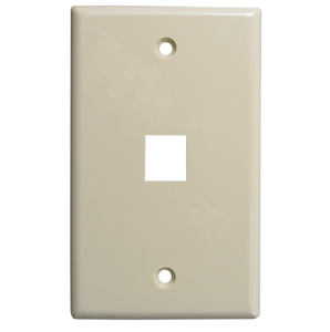 1-Port Keystone Wall Plate (Pack of 50)