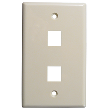 2-Port Keystone Wall Plate (Pack of 50)