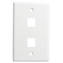 2-Port Keystone Wall Plate (Pack of 50)