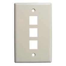 3-Port Keystone Wall Plate (Pack of 50)