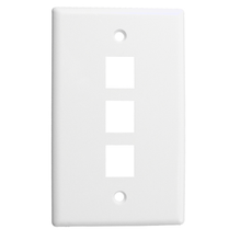 3-Port Keystone Wall Plate (Pack of 50)