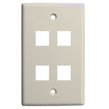4-Port Keystone Wall Plate (Pack of 50)