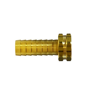 1/2" X 3/4" Hose Barb X Female Garden Hose 2 Shank Swivel Adapter Brass Fittings 30505