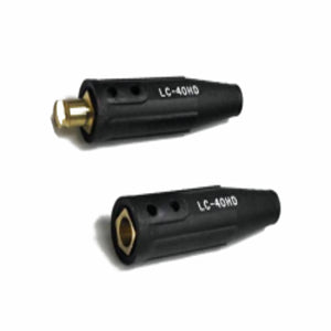 Lenco LC40HD 3/0 AWG - 4/0 AWG Male/Female Pair Welding Cable Connector