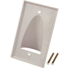 Wall plate Single Gang With Feedthrough White 307-503F/1G/WH (Pack of 50)