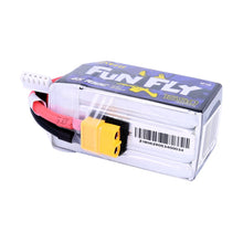 Tattu FunFly 1300mAh 4S1P 14.8V 100C Lipo Battery Pack With XT60 Plug