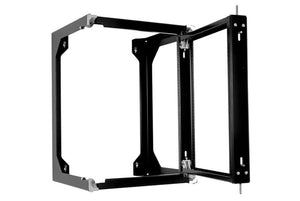 Standard Swing Gate Wall Rack 20U; 19"EIA W 17"D; Black CPI 11791-718
