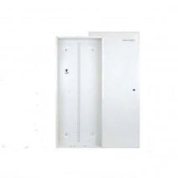 Metal Residential Structured Wiring Enclosure With Hinged Door 42 Inch White