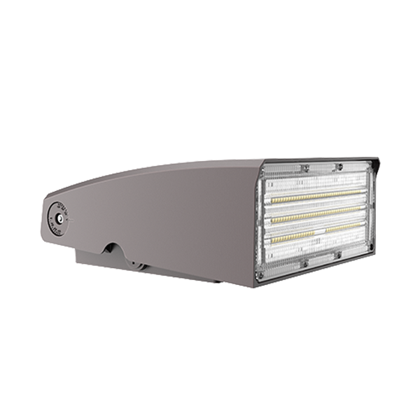 Aeralux Massino 80-Watts 5000K CCT 120V-277V White Photocontrol Outdoor Wall Pack Light