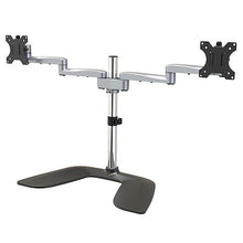 Dual Monitor Stand Ergonomic Desktop Monitor Stand for up to 32 VESA Displays Free Standing Articulating Universal Computer Monitor Mount