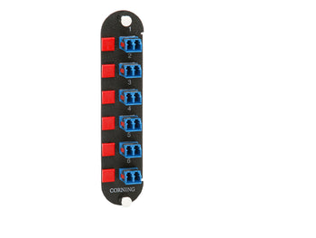 Closet Connector Housing Panel, LC Adapters  Duplex, UPC, 12 F, Single-mode CORNING-C CCH-CP12-A9