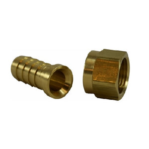 3/8" Hose  X 1/2" Female 45 Degree Flare Swivel Brass Fittings 32106