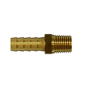 7/16" X 1/4" HoseBarb X Male Adapter Brass Fittings 32956