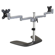 Dual Monitor Stand Ergonomic Desktop Monitor Stand for up to 32 VESA Displays Free Standing Articulating Universal Computer Monitor Mount
